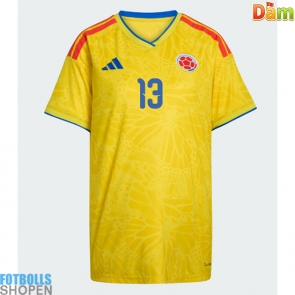 Billiga Colombia Yerry Mina #13 Hemmatröja Dam VM 2026 Kortärmad